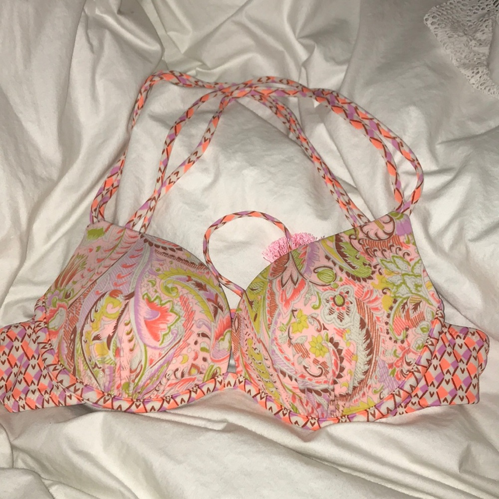 Pink push up Victoria’s Secret bikini top
